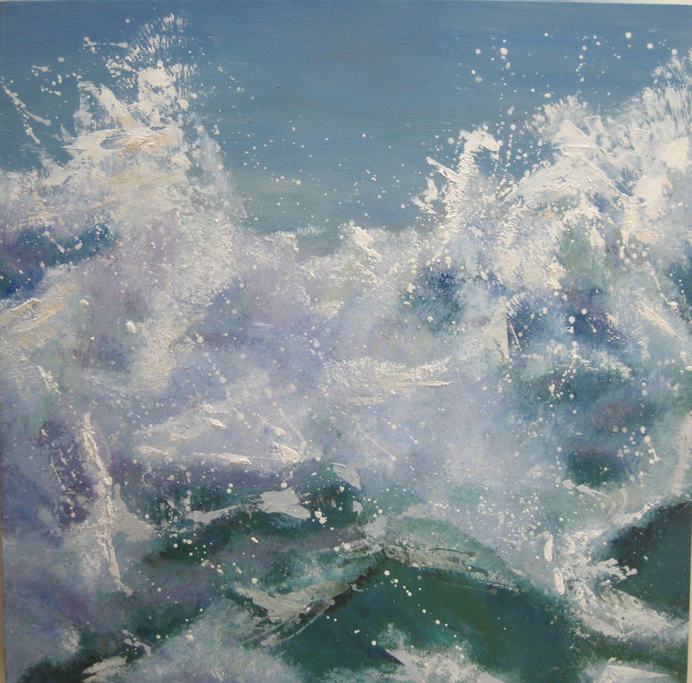 El Mar, Las Olas,Oleo sobre lienzo,50x50 cm/SOLD